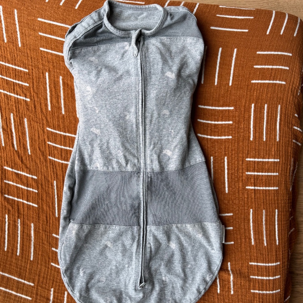 Happiest Baby Sleepea 5-Second Swaddle - 100% Organic Cotton Baby Swaddle Blanke